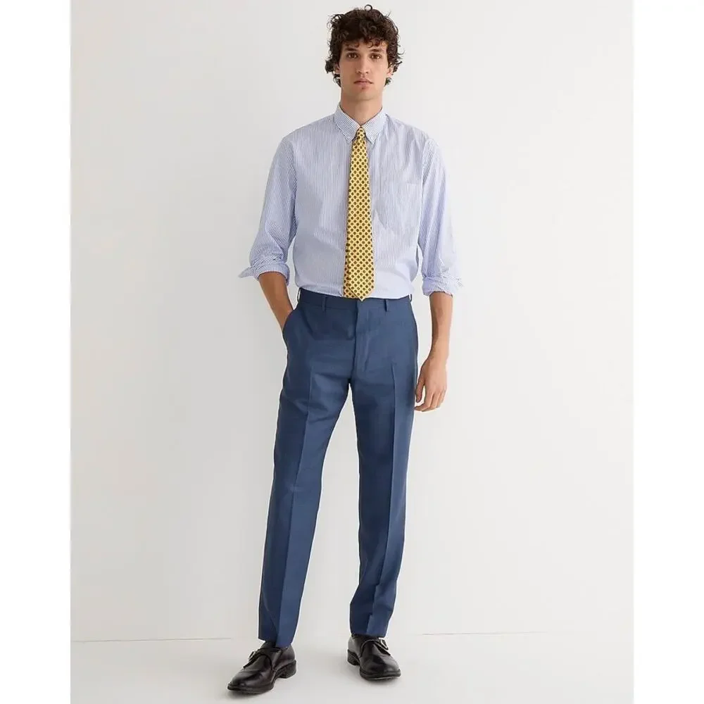 J. Crew Ludlow Classic-fit Suit Italian Stretch Wool Blend in Harbor Blue 42R - Picture 10 of 15